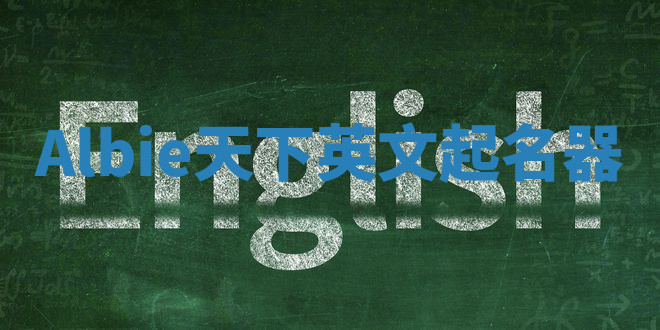 Albie天下英文起名器