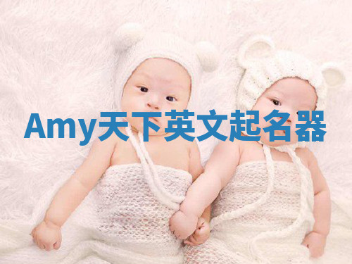 Amy天下英文起名器 Amy天下英文起名器