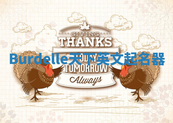 Burdelle天下英文起名器