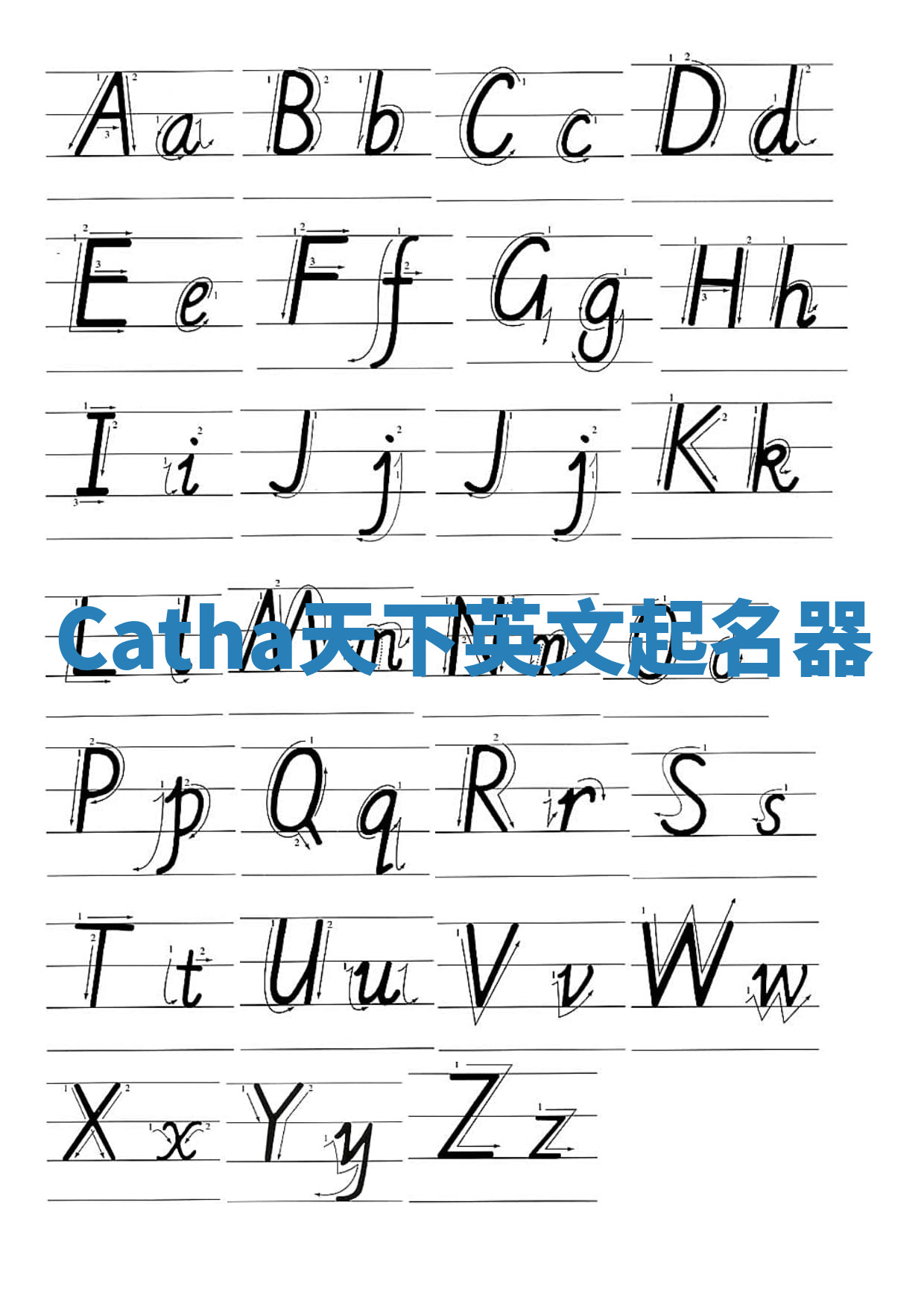Catha天下英文起名器