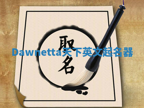 Dawnetta天下英文起名器 Dawnetta天下英文起名器