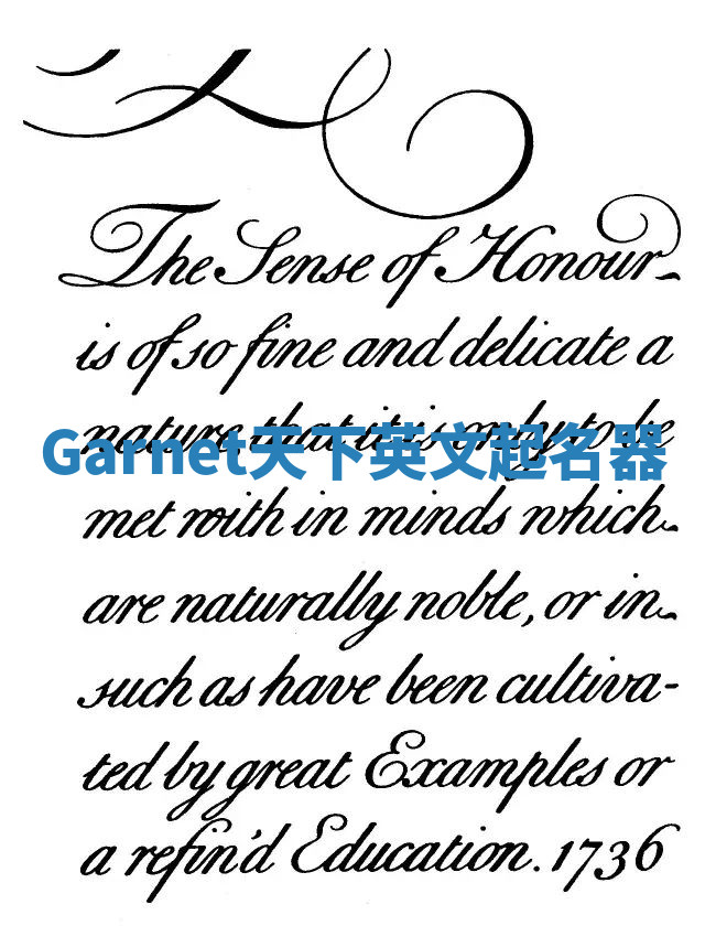 Garnet天下英文起名器