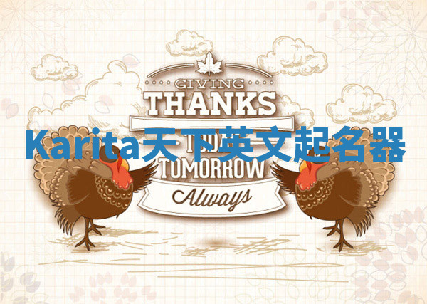 Karita天下英文起名器