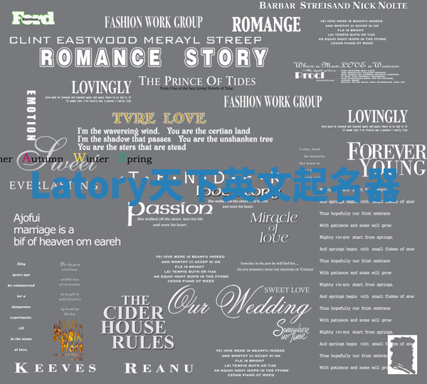 Latory天下英文起名器