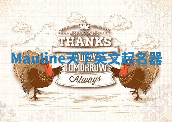 Mauline天下英文起名器 Mauline天下英文起名器