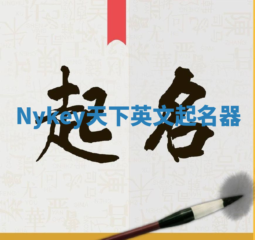 Nykey天下英文起名器 Nykey天下英文起名器