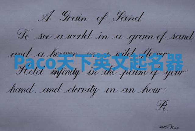 Paco天下英文起名器