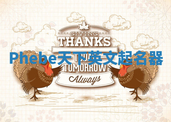 Phebe天下英文起名器