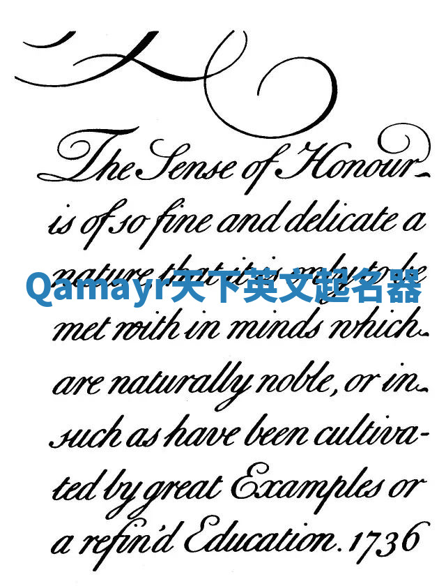 Qamayr天下英文起名器