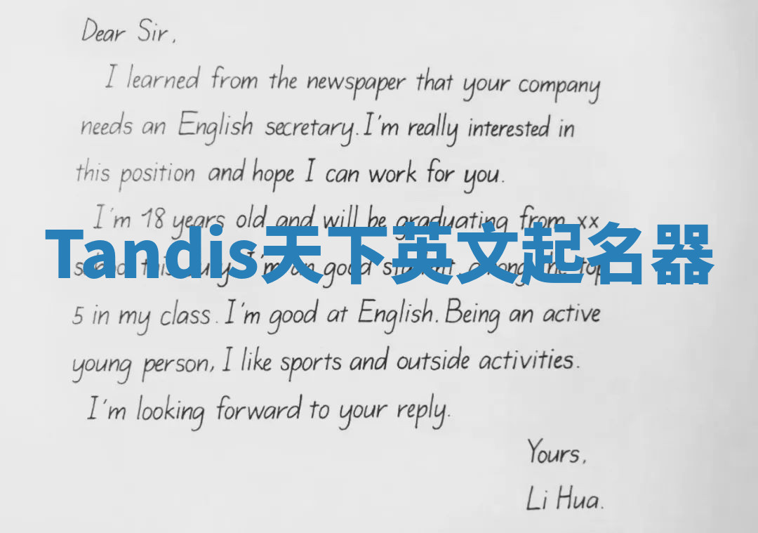 Tandis天下英文起名器