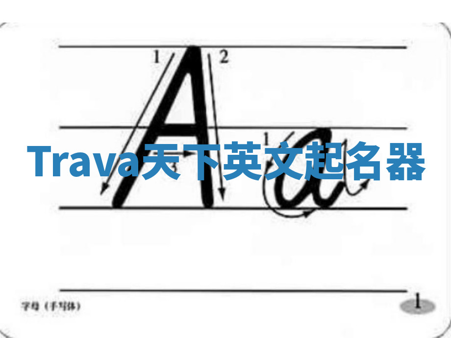 Trava天下英文起名器 Trava天下英文起名器