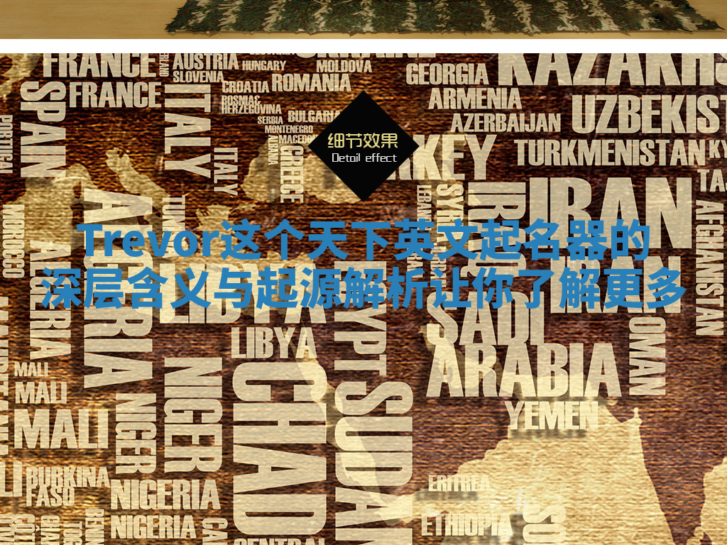 Trevor这个天下英文起名器的深层含义与起源解析让你了解更多