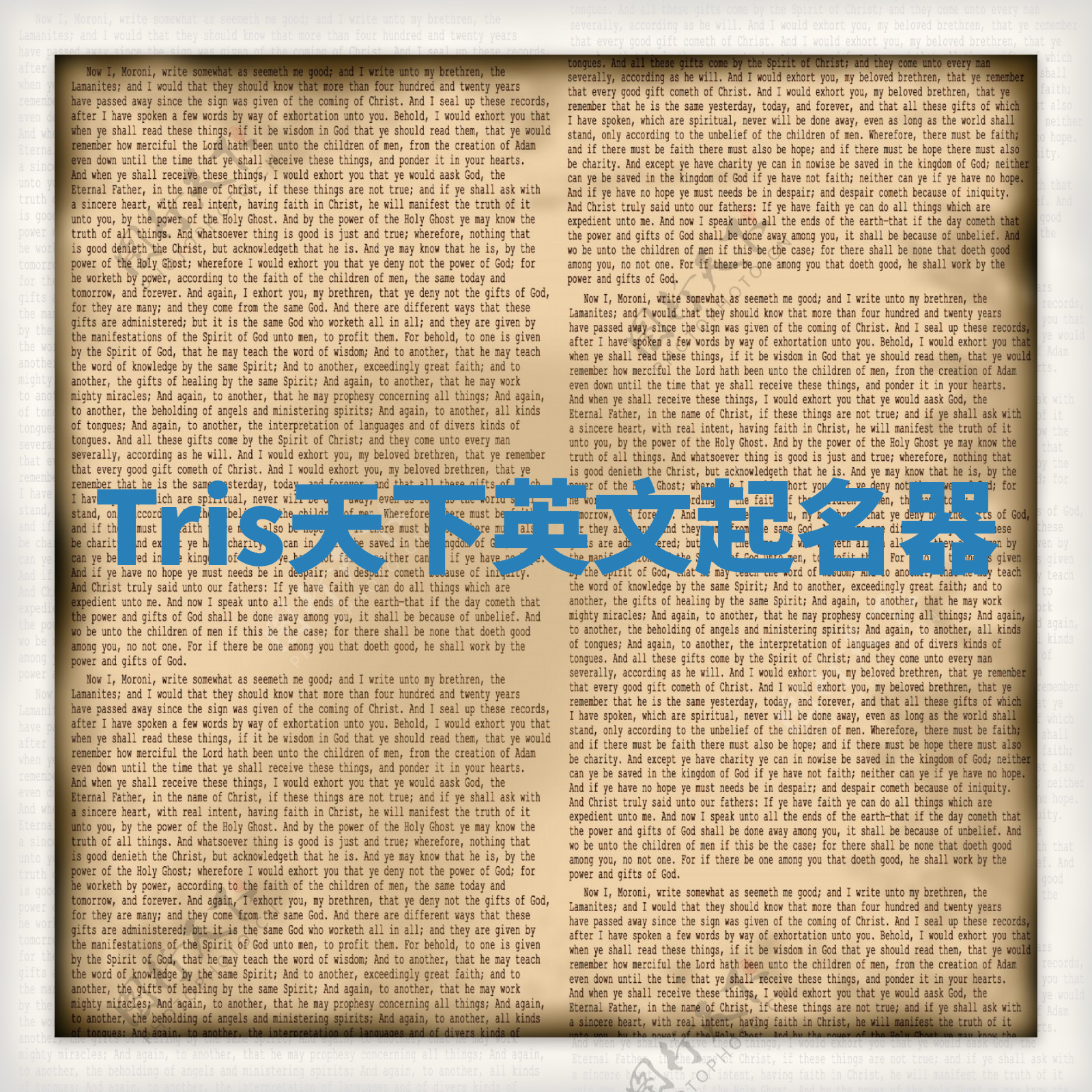 Tris天下英文起名器 Tris天下英文起名器