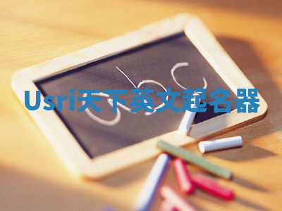 Usri天下英文起名器 Usri天下英文起名器