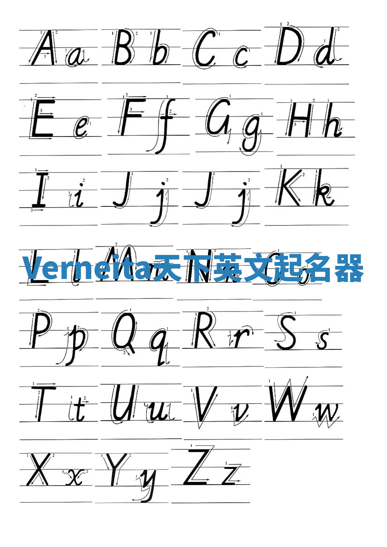 Verneita天下英文起名器 Verneita天下英文起名器