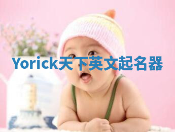 Yorick天下英文起名器